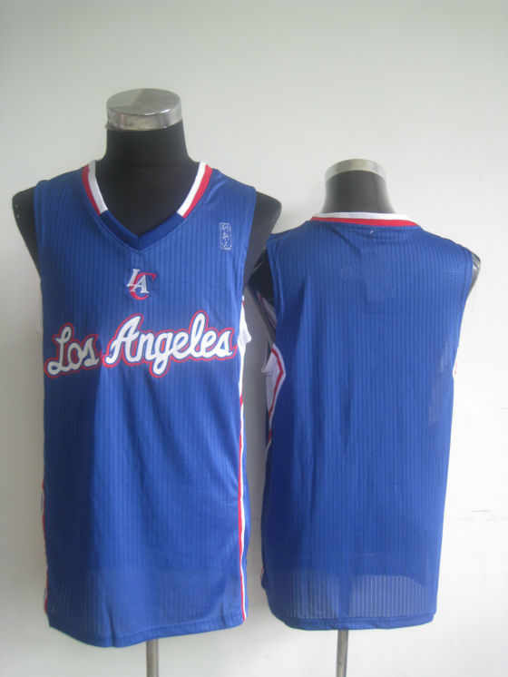 NBA Los Angeles Clippers Blank Authentic Blue Jersey